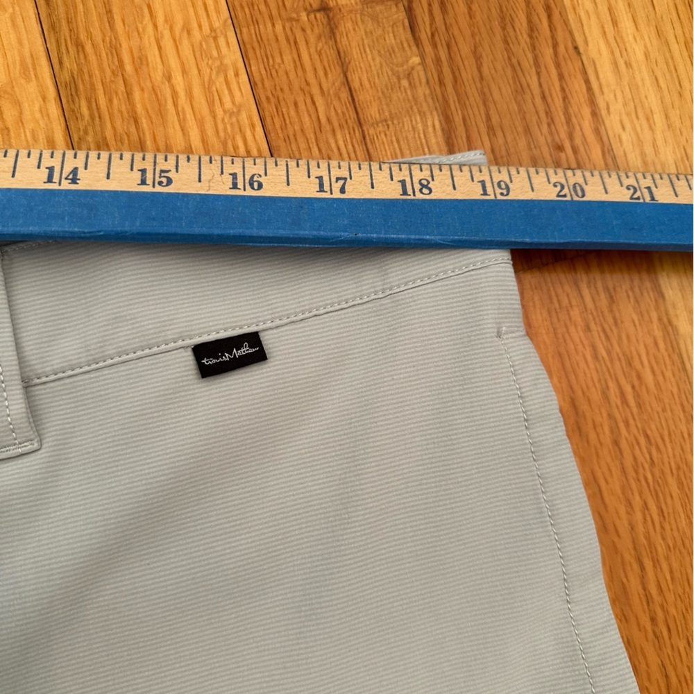 Travis Mathew Light Gray Performance Golf Shorts - Picture 6 of 10